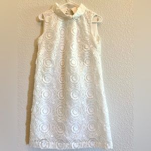 White lace dress